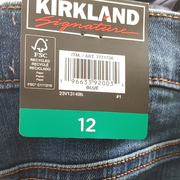 NWT Kirkland Signature Women's High Rise Skinny Jean - Picture 5 of 10